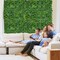 4 Pieces 20"x20" Artificial Boxwood Hedge Panels Faux Greenery Wall Decor for Indoor or Outdoor Use